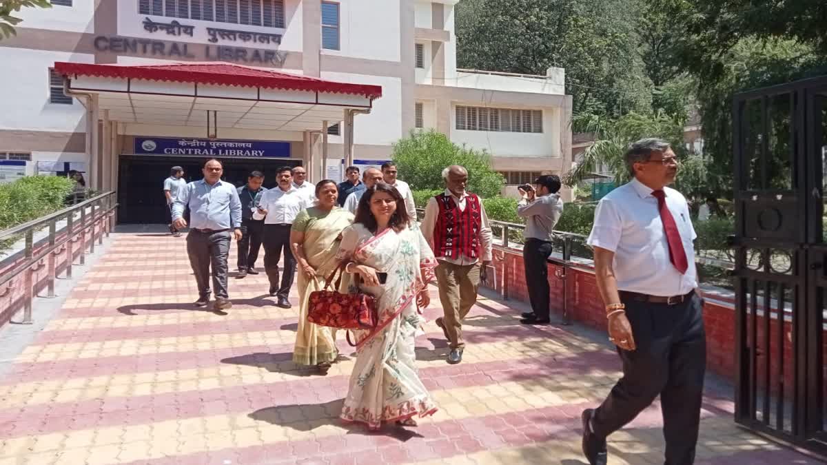 NAAC TEAM INSPECTED GARHWAL UNIVERSITY