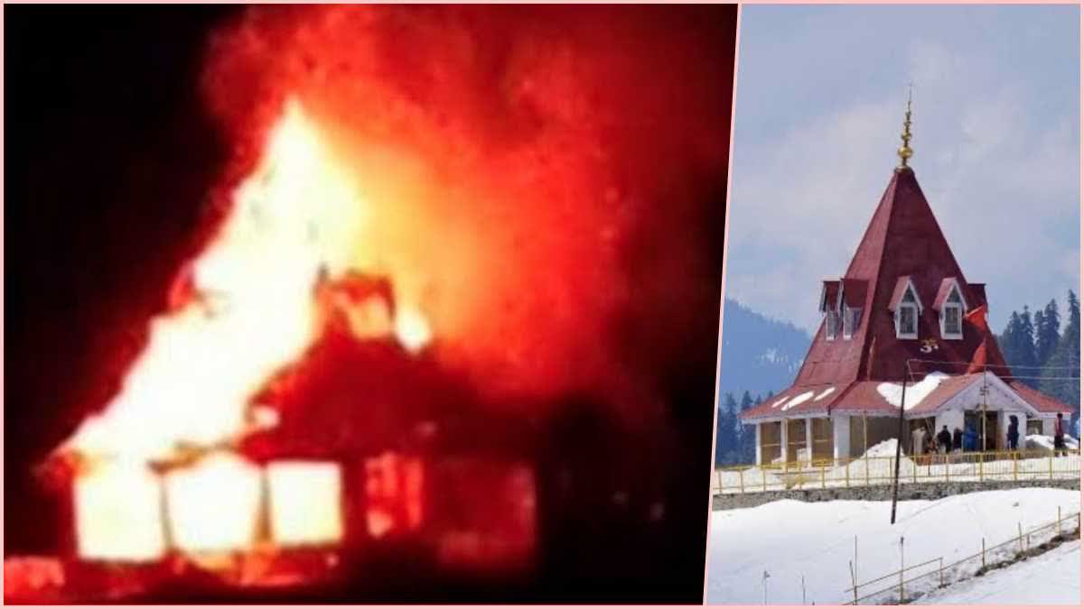 GULMARG SHIV TEMPLE GUTTED