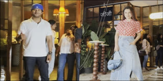 Watch: Dulquer Salmaan and Tisca Chopra Snapped Outside Mumbai Restaurant