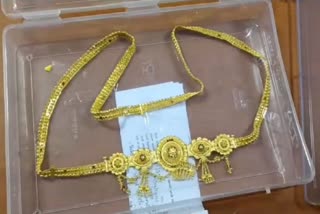 100 YEAR OLD GOLD NECKLACE RECOVERED