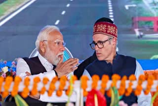 PM Modi with CM Omar in Katra, Jammu and Kashmir