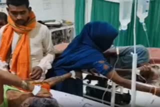 बुजुर्ग दंपती की हालत बिगड़ने पर सीएचसी ले गए थे परिजन.
