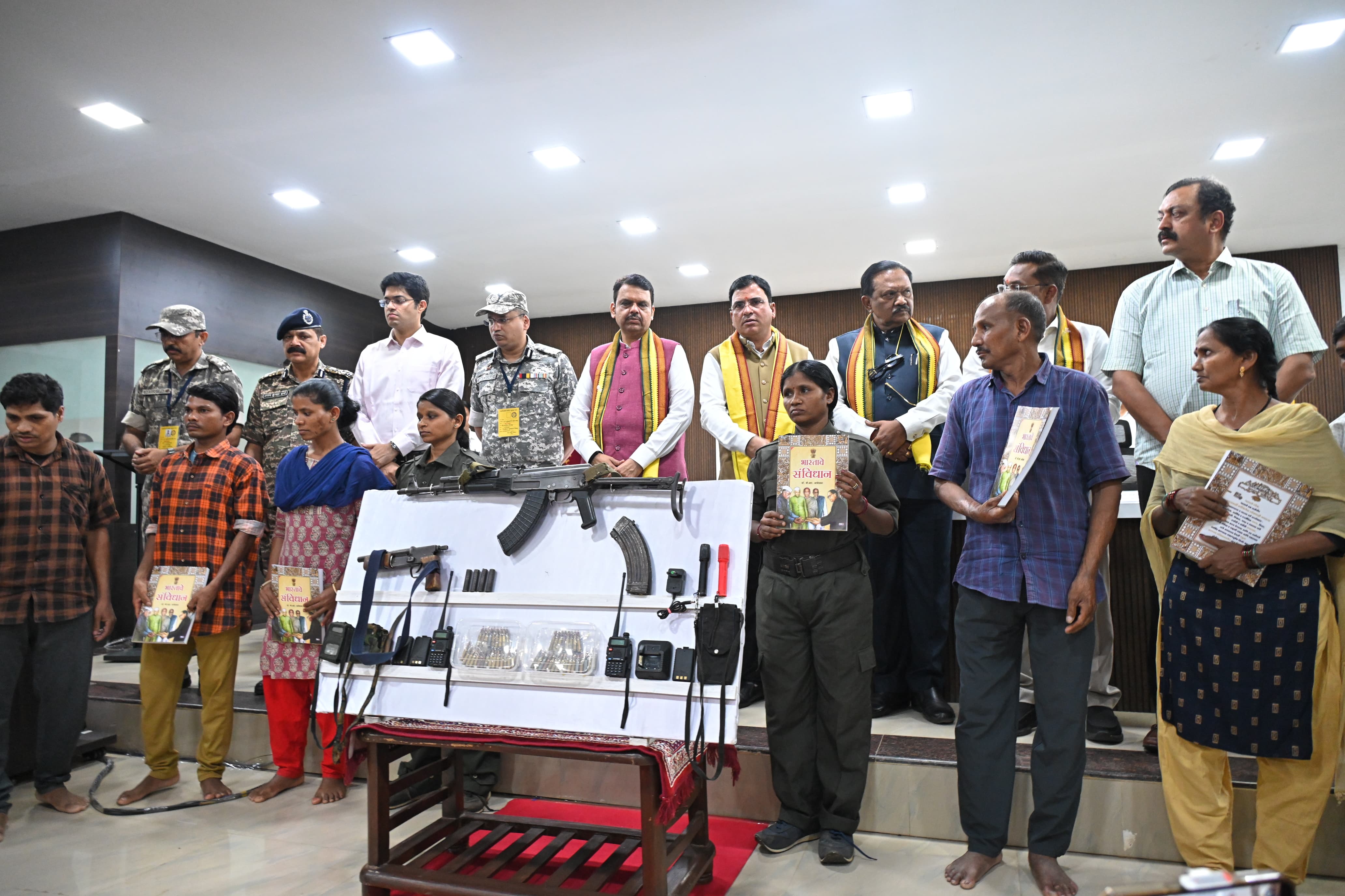 CM Devendra Fadnavis in gadchiroli