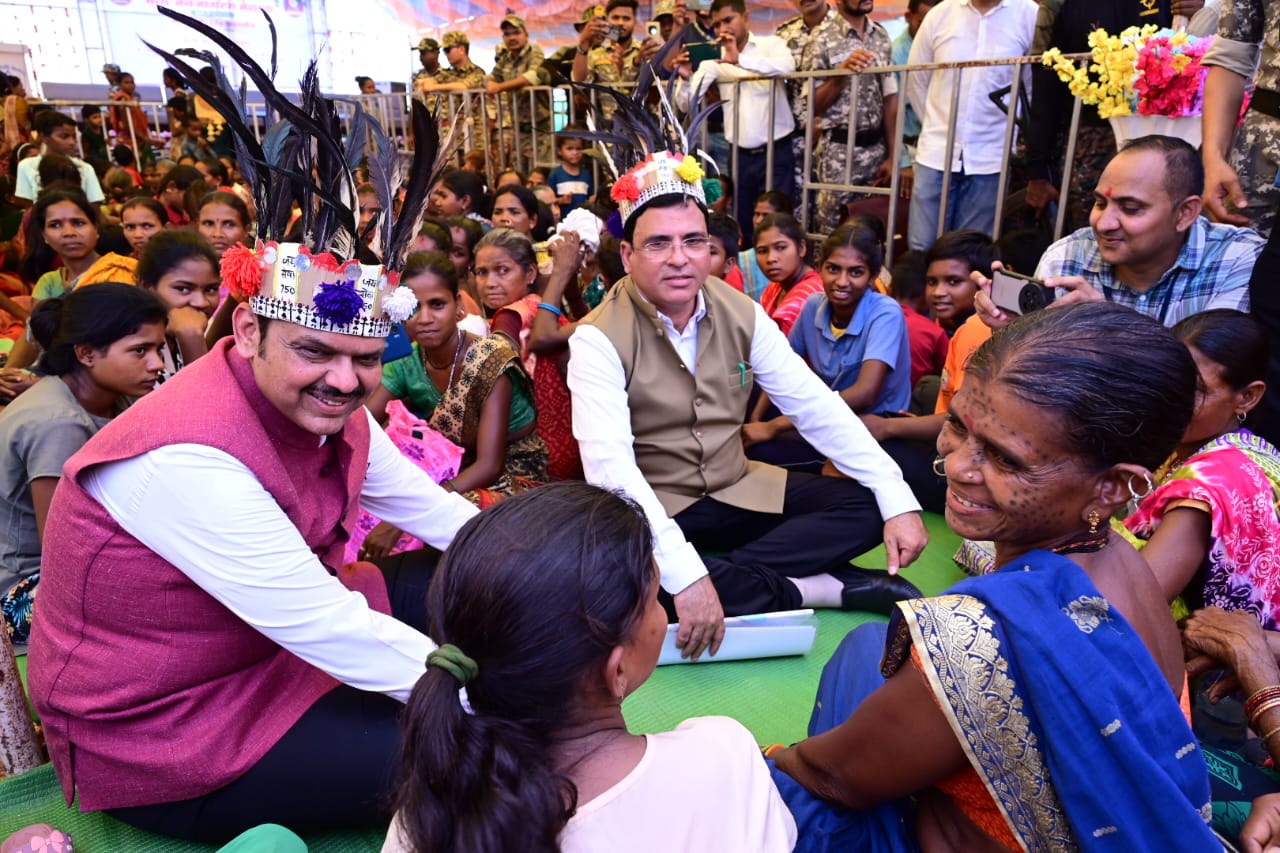 CM Devendra Fadnavis in gadchiroli