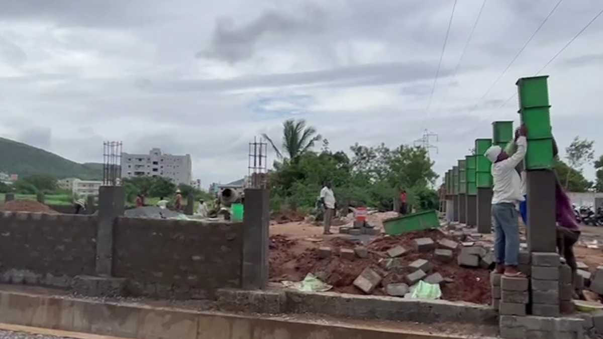 Construction Work of Baptism Ghat