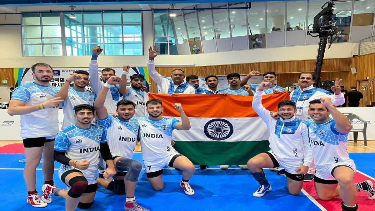 Indian Kabaddi team leaves for China