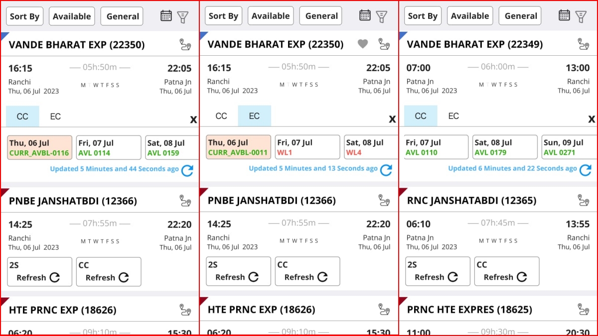 Ranchi Patna Vande Bharat Express