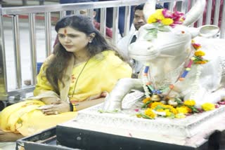 Pankaja Munde visited Baba Mahakal temple