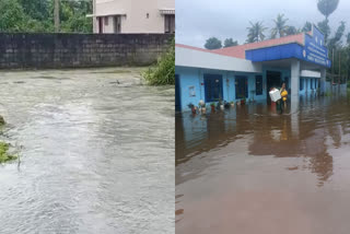 car swept away in kottayam puthuppally  car swept away  kottayam puthuppally  kottayam  kottayam rain  heavy rain in kottayam  കോട്ടയം  പുതുപ്പള്ളി  കോട്ടയം പുതുപ്പള്ളി  പുതുപ്പള്ളിയിൽ കാർ ഒഴുക്കിൽപ്പെട്ടു  കാർ ഒഴുക്കിൽപ്പെട്ടു  കാർ അപകടം  കാർ തോട്ടിൽ വീണു  കാർ വെള്ളക്കെട്ടിൽ