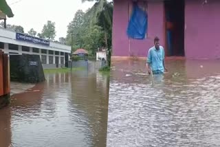 pathanamthitta rain updations  rain in kerala  പത്തനംതിട്ട  പ്രളയഭീതിയില്‍ പത്തനംതിട്ട  മണിമലയാർ  റോഡുകളില്‍ വെള്ളം കയറി  കനത്ത മഴ  മഴ