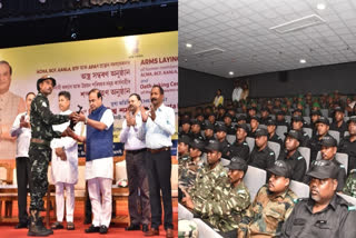 As many as 1,182 cadres of five Tribal Armed Groups, including three splinter groups, formally surrendered arms on Thursday in the presence of Chief Minister Himanta Biswa Sarma at a programme organised at Srimanta Sankardev International Auditorium in Guwahati. The programme was conducted under the aegis of the Home Department of the State government and the Special Cell of Assam police. In all,  1,182 cadres of the three splinter groups, including ex-tribal armed groups ACMA, BCF, ANLA, APA and STF, formally surrendered their arms. The five organisations surrendered 300 firearms and 1,460 live bullets.