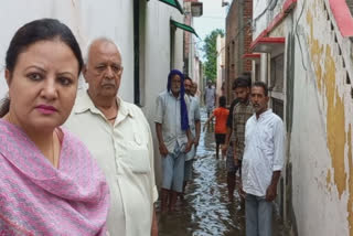 Pahlewal village of Garhshankar survey taken when pond water came into houses