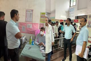 Collector Ashish Singh inspected JP district hospital