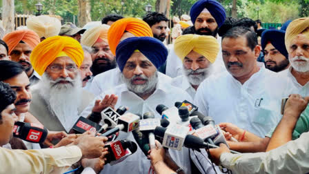 Akali Dal core committee meeting at Chandigarh office regarding Akali-BJP alliance