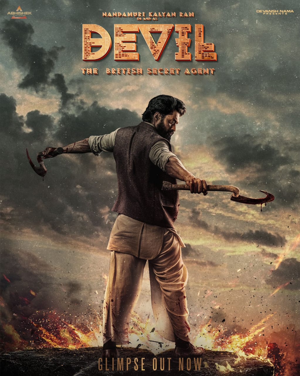 actor Kalyan Ram in Devil movie