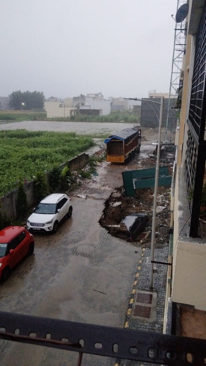 waterlogging in Dharmanagari Haridwar