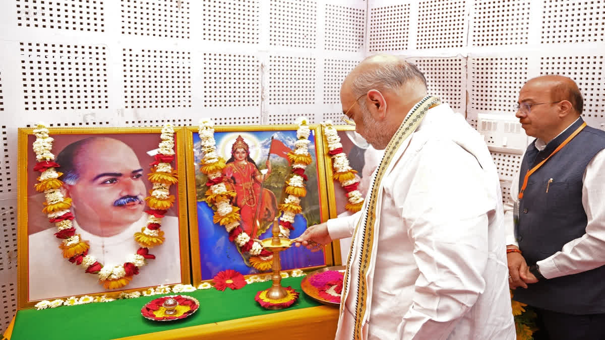 Prime Minister Narendra Modi, Union Home Minister Amit Shah and several other party leaders paid homage to the BJP ideologue Syama Prasad Mookerjee on his 123rd birth anniversary on Saturday.