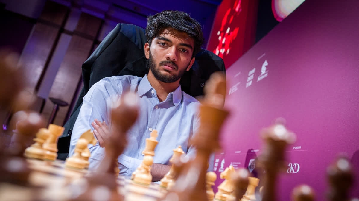 Going into the third and final round of the playoffs, Caruana had 2 points, Firouzja and Gukesh had 1 point each, while Praggnanandhaa was out of contention with 0 points. In the third round, Caruana beat Praggnanandhaa with black to secure tournament victory with a perfect 3/3 in the tiebreaker.