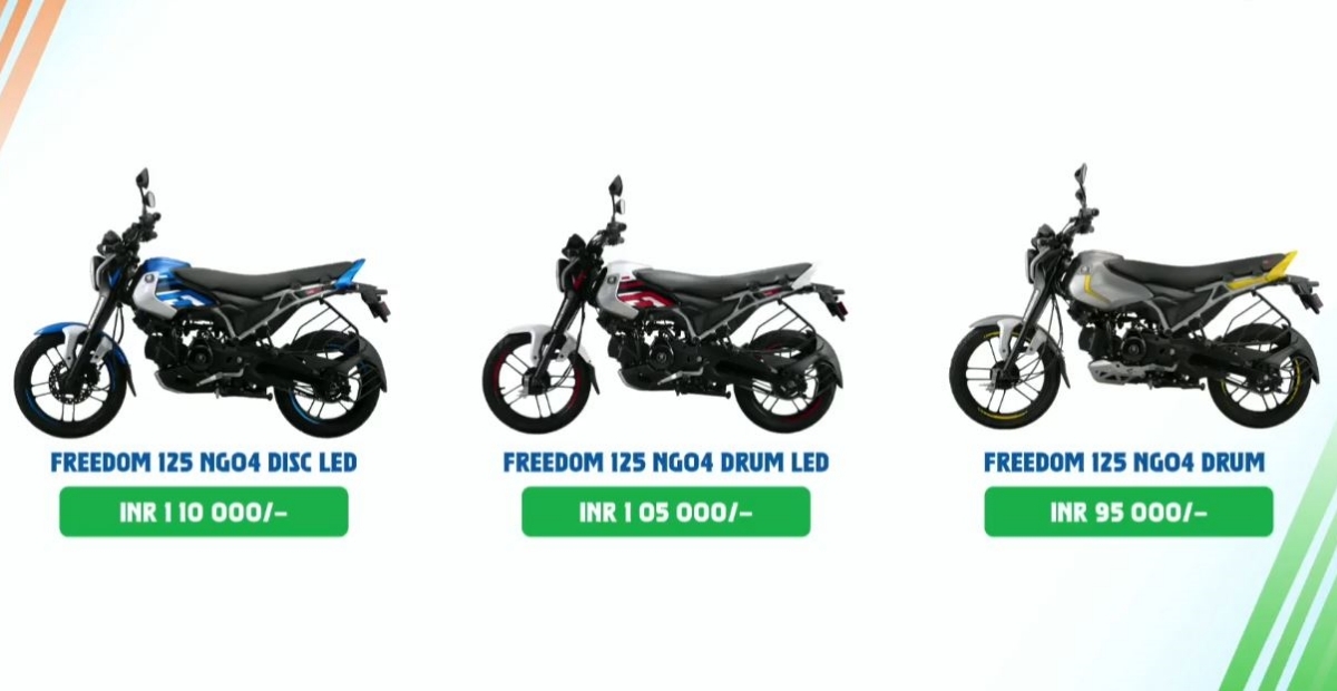 bajaj introduces freedom touted as worlds first cng bike