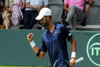 Yuki Bhambri of India and his partner Albano Olivetti of France were knocked out of the tournament by Germany's Kevin Krawietz and Tim Puetz in the second round of the Wimbledon Championships. Despite winning the first set, the duo of Bhambri-Olivetti conceded a match, losing 6-4 4-6 3-6 in a game which stretched for two hours.