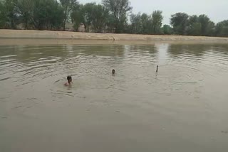 young man was swept away in a canal