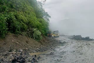 Landslide NH 10