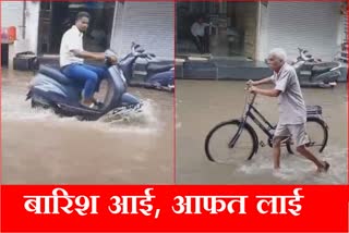 After rain in Ambala of Haryana many areas filled with water public worried