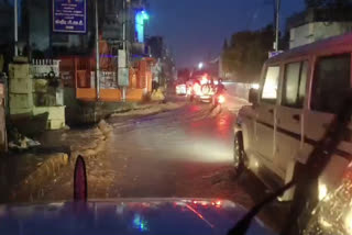 Heavy rain in Haldwani