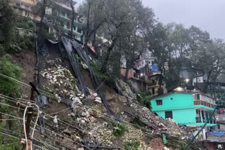 Houses In Danger In Nainital