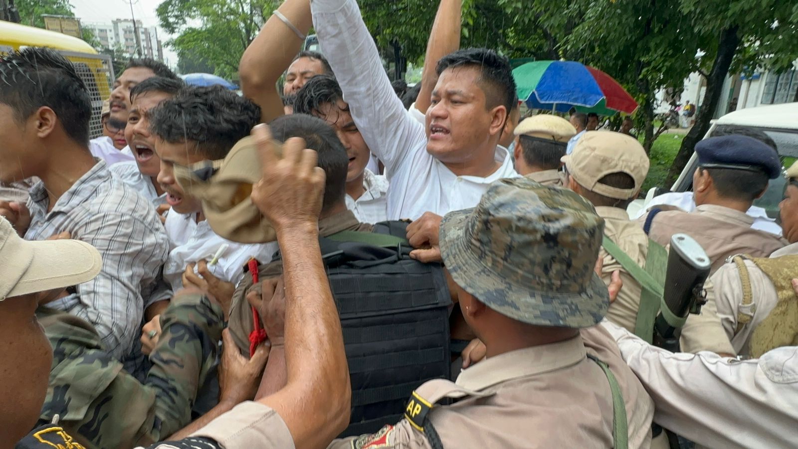 Protesters released from jail after being detained by tinsukia police, Moran Students Union threatened to continue their agitation