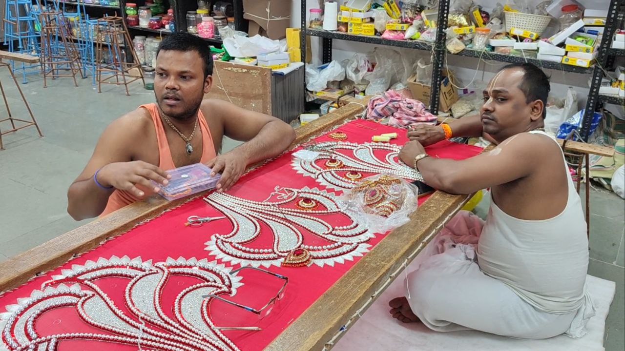 CLOTHES READY FOR LORD JAGANNATH