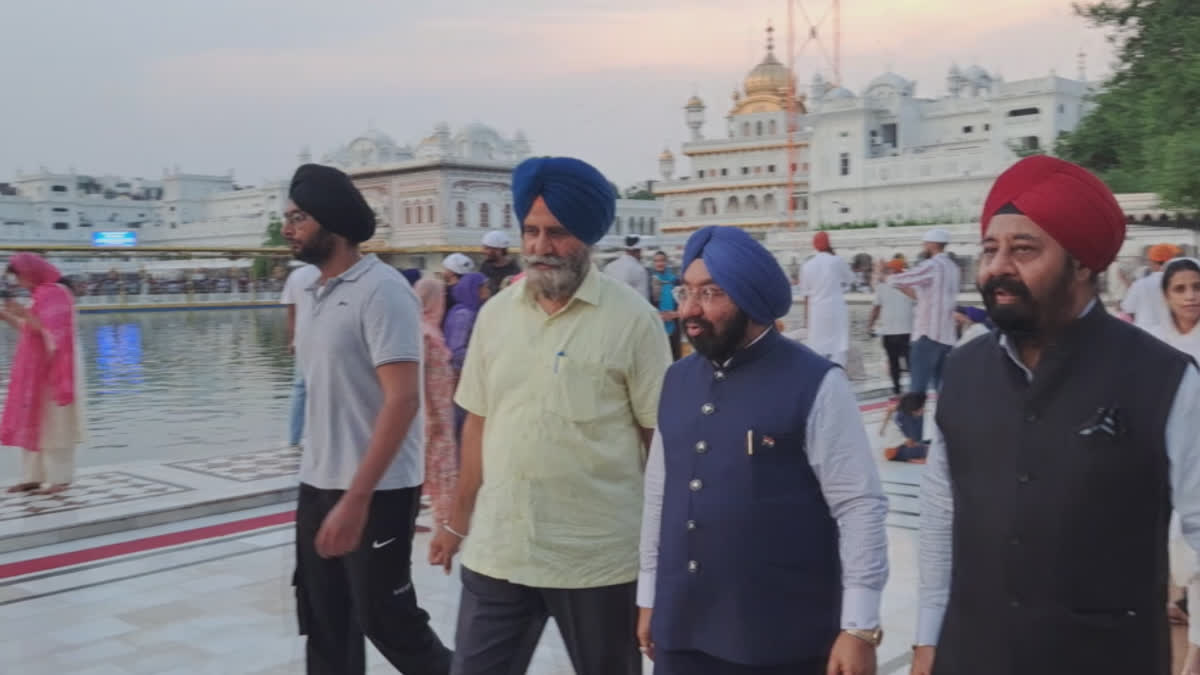 Rajya Sabha member Vikram Sahni reached Sri Darbar Sahib, expressed gratitude after bringing the girls trapped in Muscat to India