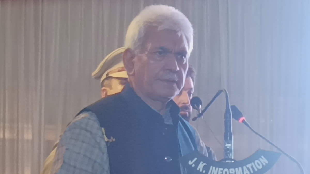 Manoj Sinha, LG, Jammu kashmir