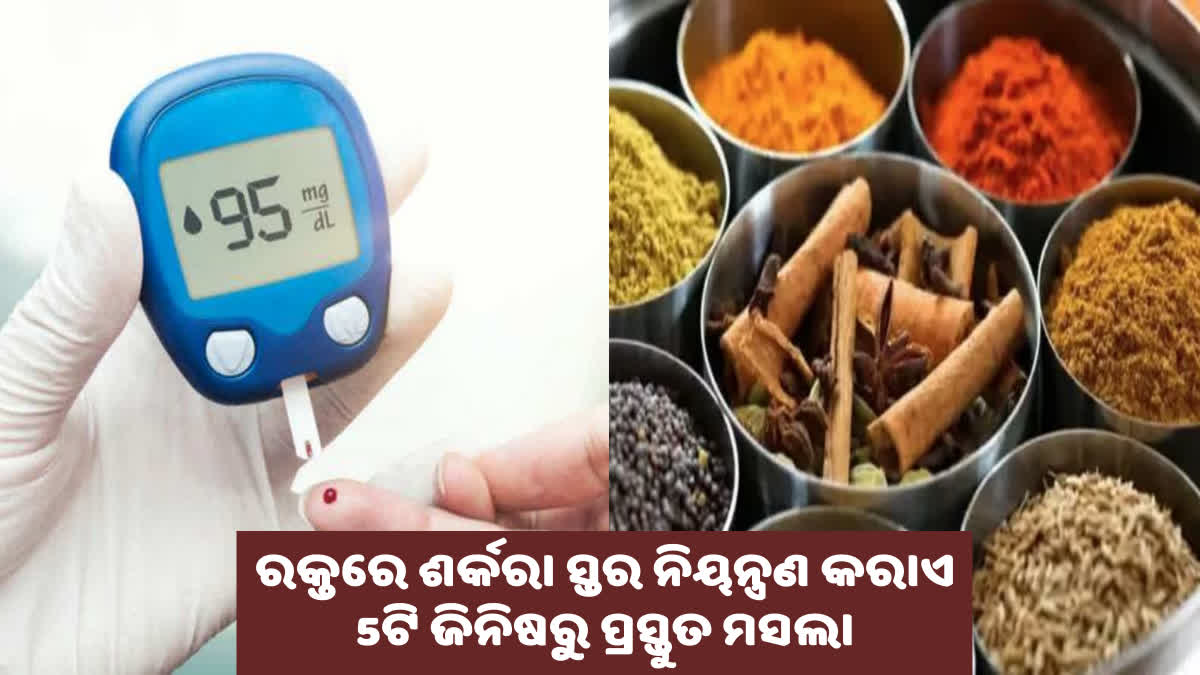 ଔଷଧଠାରୁ କମ୍ ନୁହେଁ ଏହି 5ଟି ଜିନିଷରୁ ପ୍ରସ୍ତୁତ ମସଲା, ରକ୍ତରେ ଶର୍କରା ସ୍ତରକୁ କରିଥାଏ ନିୟନ୍ତ୍ରଣ