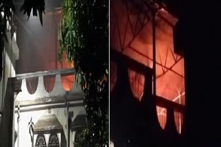 Fire at Public Health Engineering Department