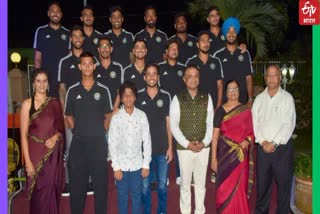 Indian cricket team in Guyana
