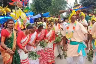 prayers at Amreshwar Dham Khunti