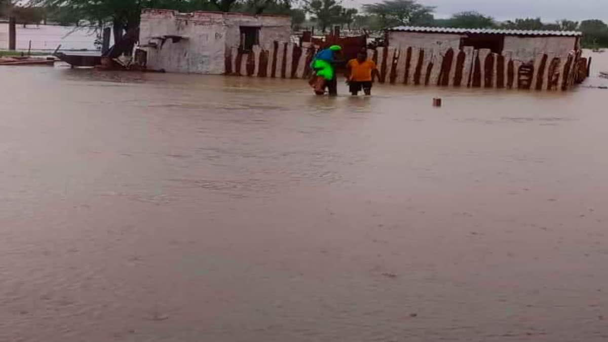 heavy rain in marwar