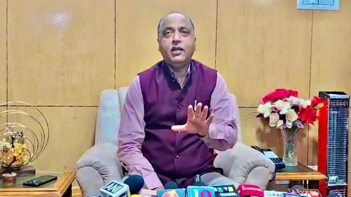 Jairam Thakur on Himachal Disaster