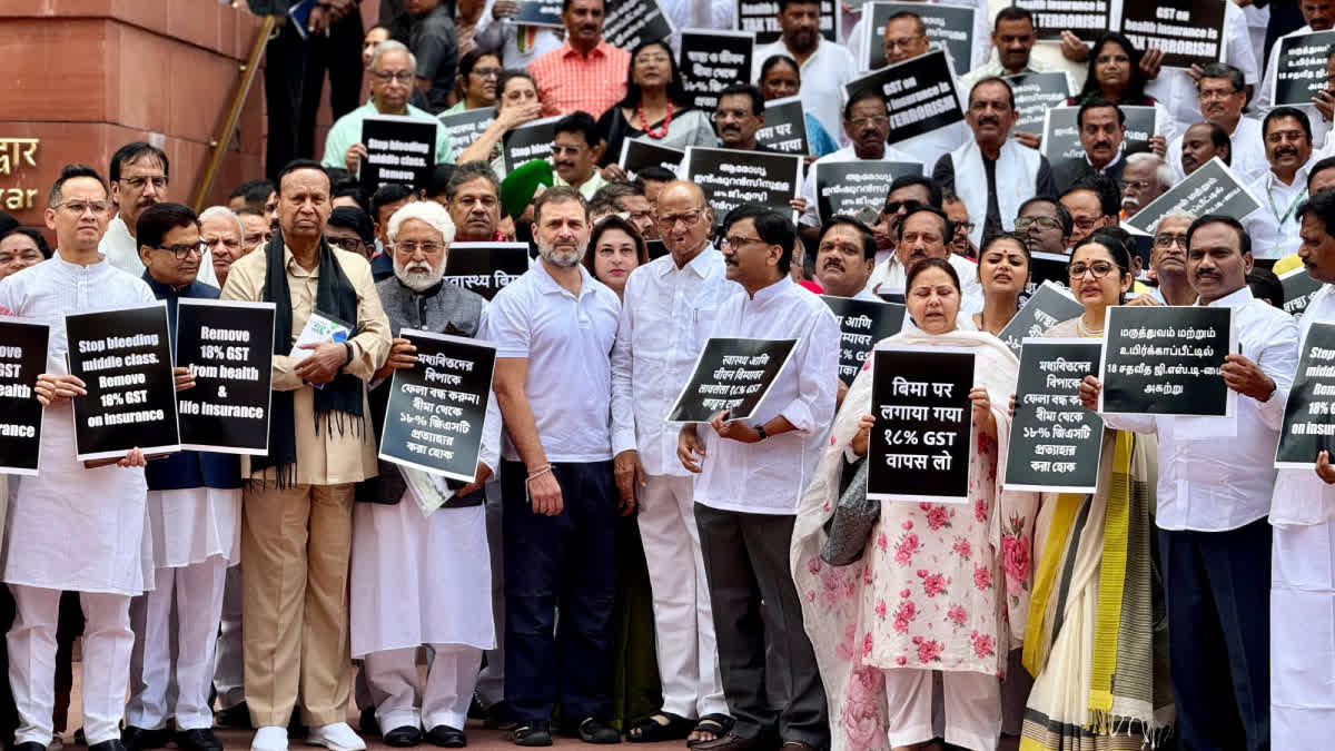 Protest Against GST on Health and Life Insurance