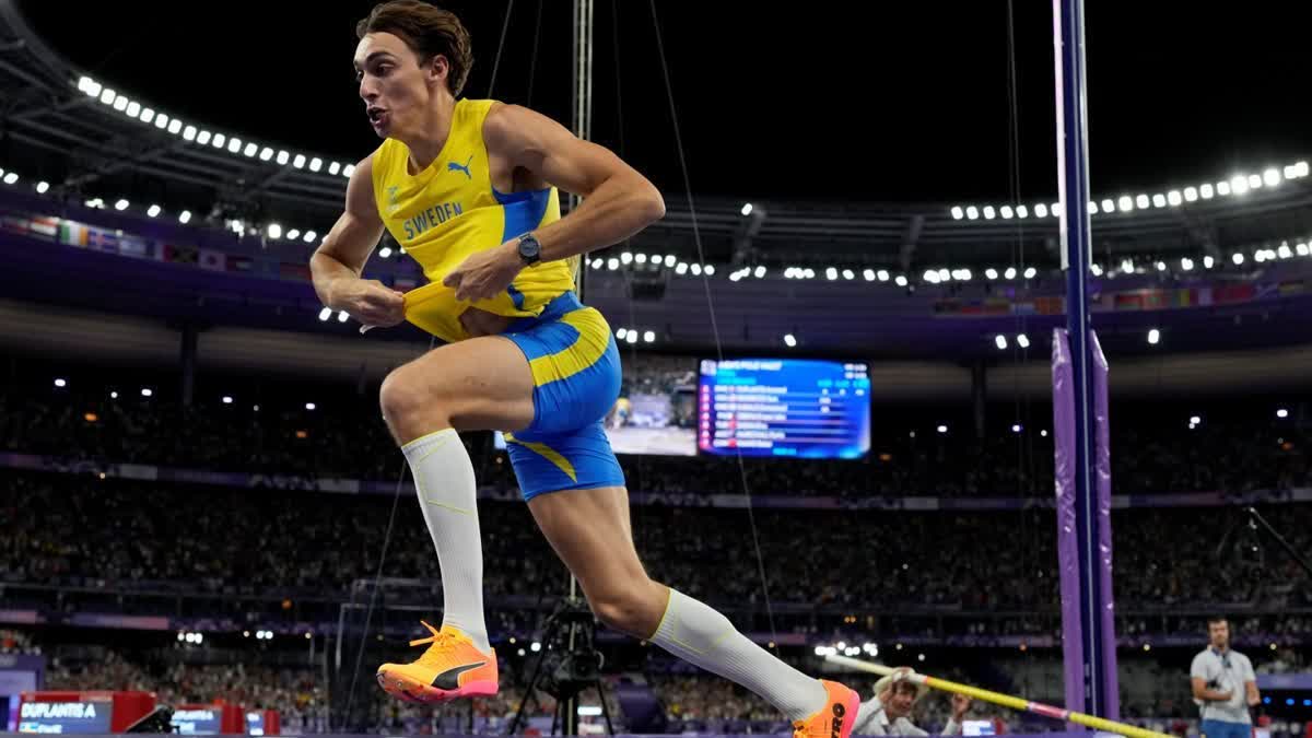 MONDO DUPLANTIS  POLE VAULT  PARIS OLYMPICS  പോൾവോൾട്ട് മോണ്ടോ ഡുപ്ലാന്‍റിസ്