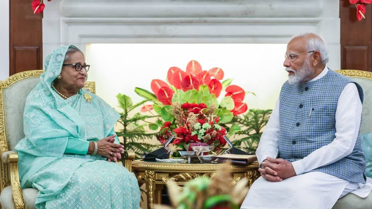 BANGLADESH PROTESTS  BANGLADESH PM SHEIKH HASINA  ബംഗ്ലാദേശ് പ്രക്ഷോഭം  ഷെയ്ഖ് ഹസീന ഇന്ത്യയിൽ