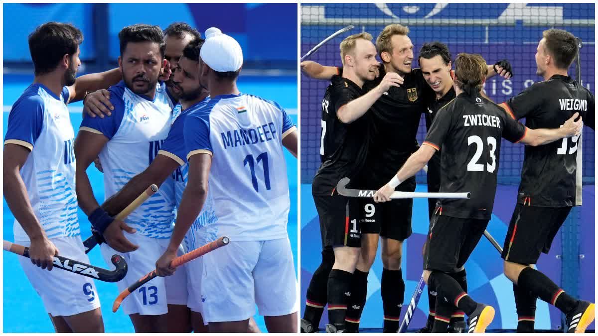 PARIS OLYMPICS 2024  INDIA AND GERMANY HOCKEY  ഹോക്കി സെമിഫൈനല്‍  ഇന്ത്യന്‍ ഹോക്കി ടീം