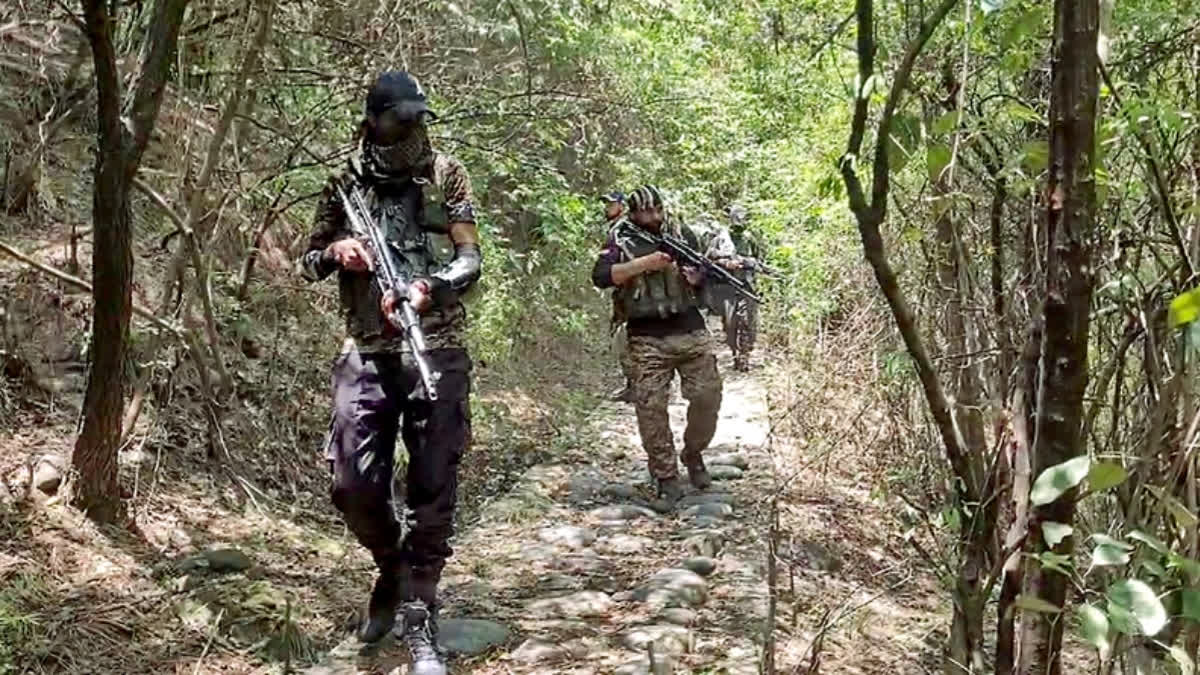 The operation was started after some reports of suspicious movement and the presence of Militants. Several gunshots were heard during the operation.