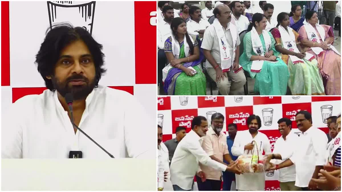 Five YCP Corporators joined Janasena Party