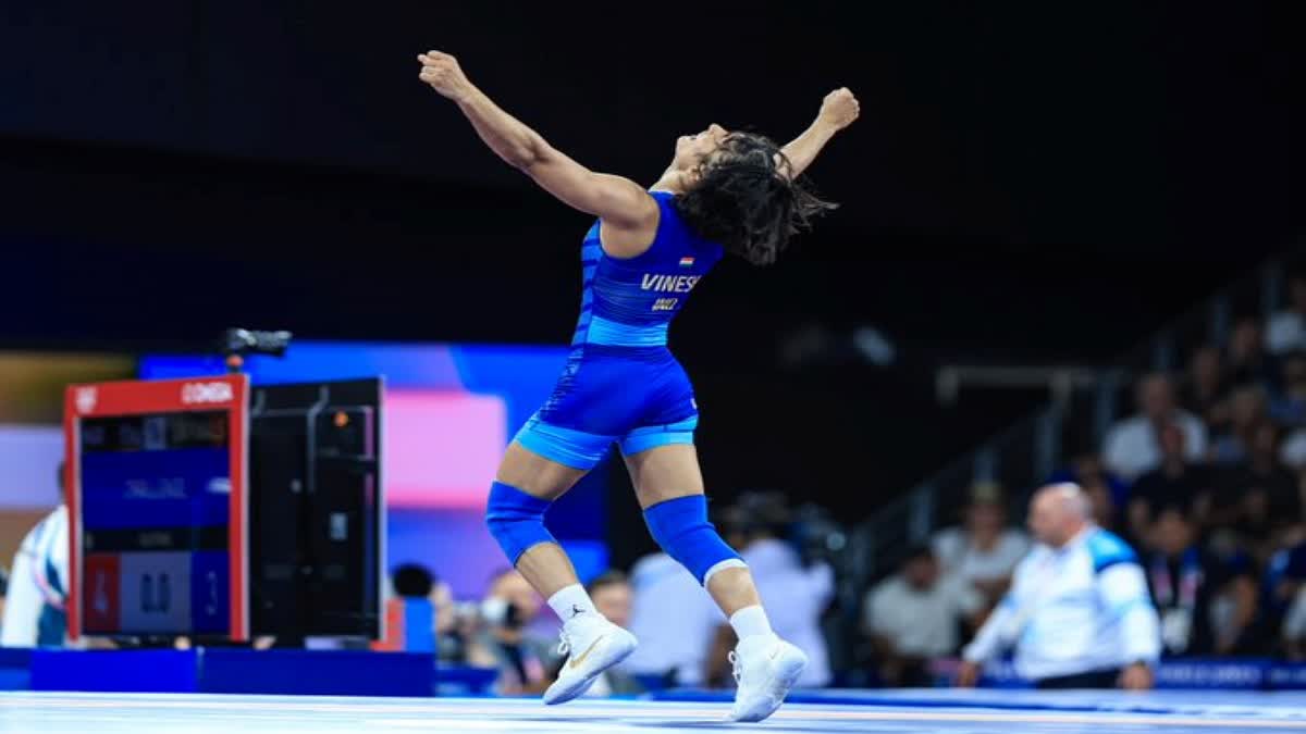 VINESH PHOGAT WINS SEMI FINAL ASSURED SILVER