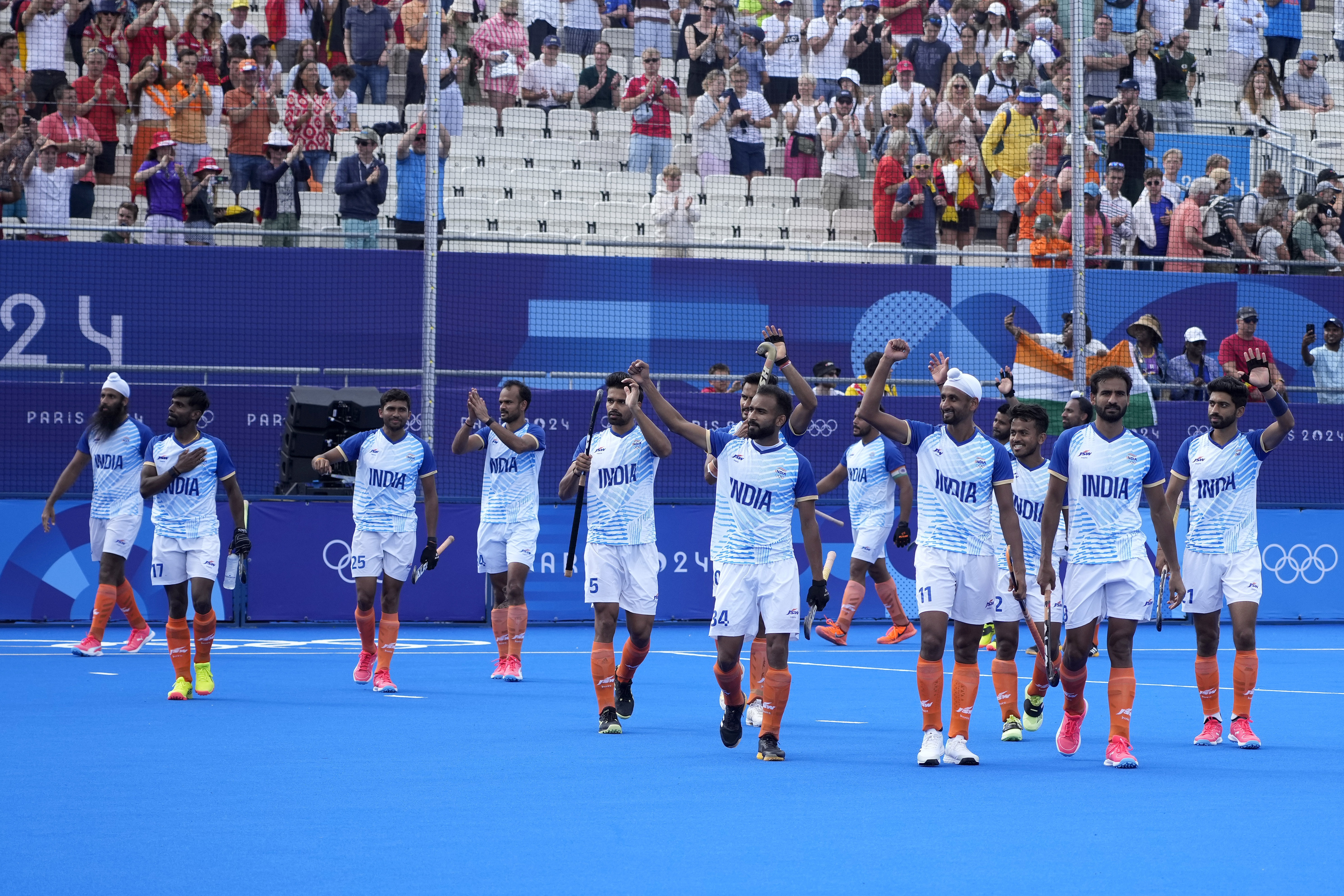 PARIS OLYMPICS 2024  INDIA AND GERMANY HOCKEY  ഹോക്കി സെമിഫൈനല്‍  ഇന്ത്യന്‍ ഹോക്കി ടീം