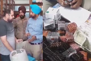 contraceptive pills recovered, medical store Faridkot