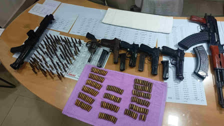 Weapons recovered from Bokaro