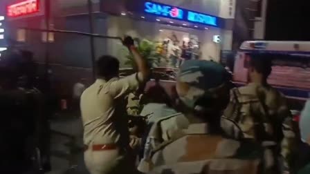 POLICE LATHI CHARGE IN RANCHI